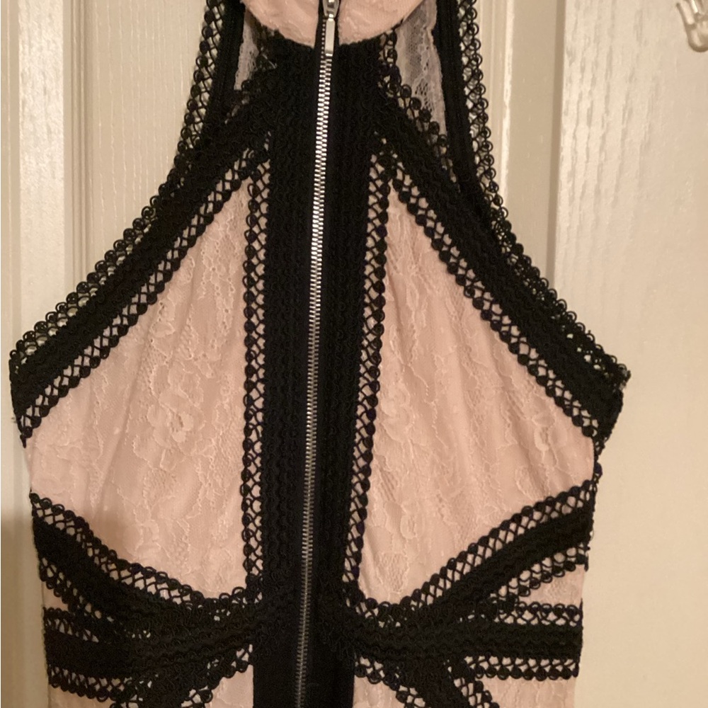 Pretty pink & black dress